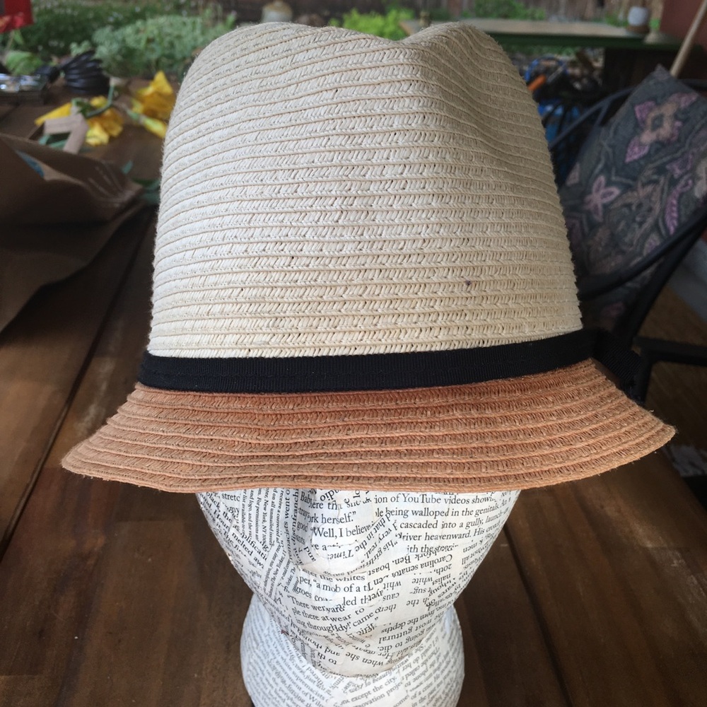 J.Crew Straw Packable Fedora Hat - image 3